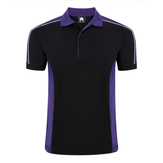 Avocet Poloshirt - Black - Purple