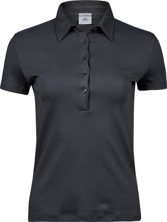 Tee Jays Women's Pima Cotton Interlock Polo