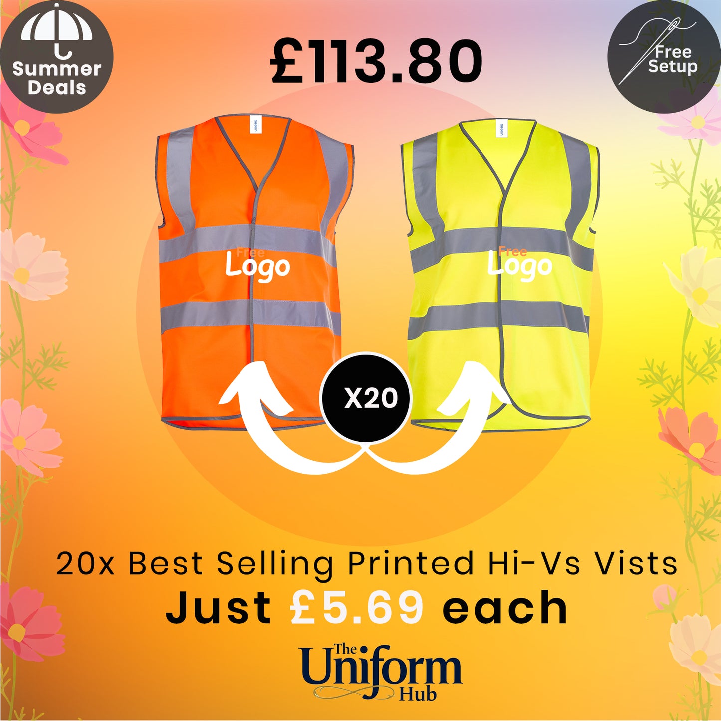 Summer Deals - Bestselling Hi Vis Vests x20