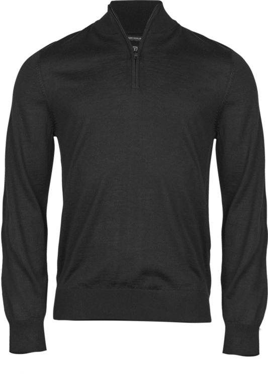 Tee Jays Men's 1/2 Zip Sweater