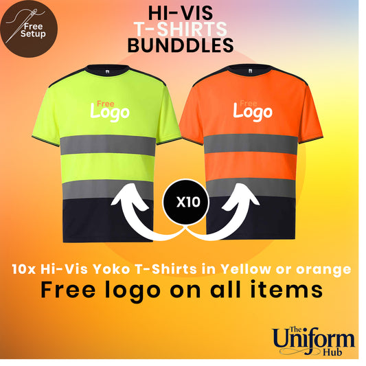 10 x YOKO Hi-Vis T-Shirts