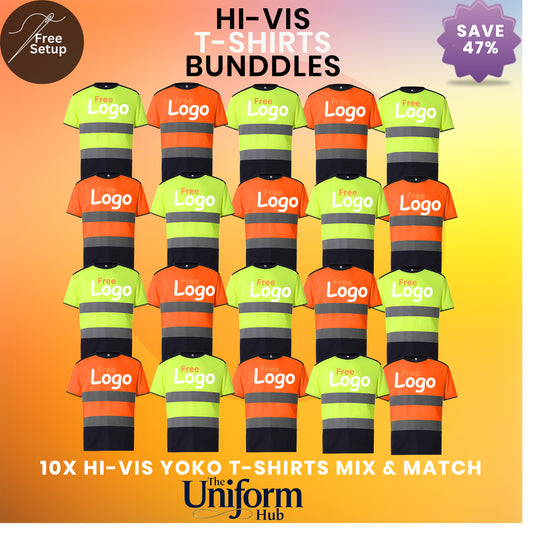 20 x YOKO Hi-Vis T-Shirts