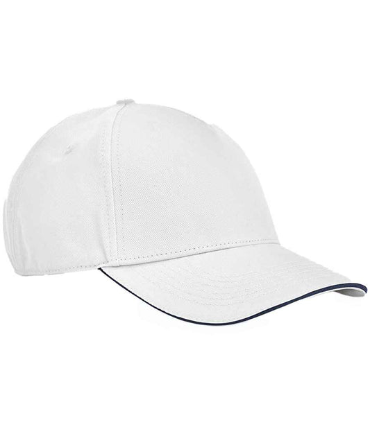 Beechfield EarthAware® Classic Organic Cotton 5 Panel Sandwich Peak Cap