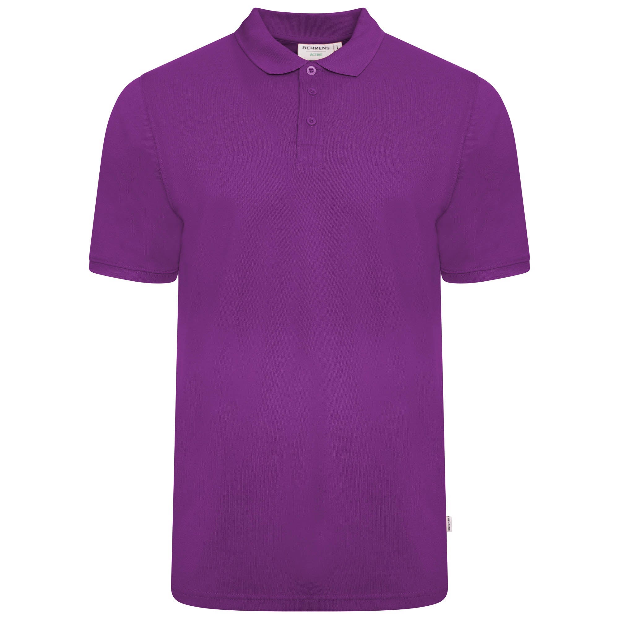 Pique Mens Polo - Purple - XS
