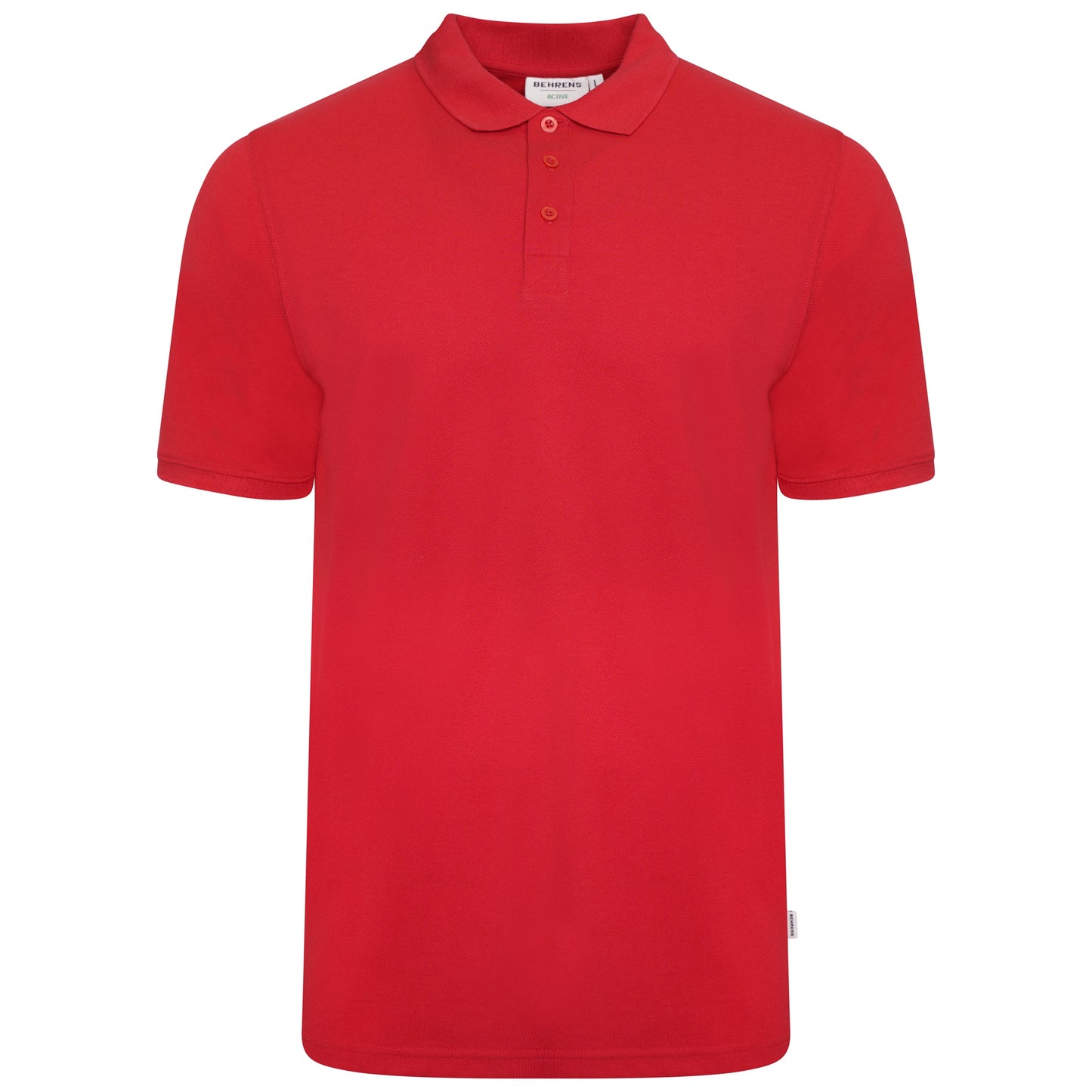Pique Mens Polo - Red - XL