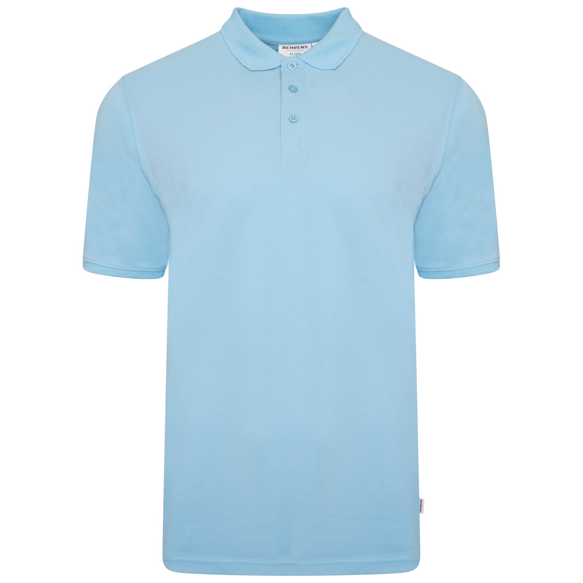 Pique Mens Polo - Sky - XS