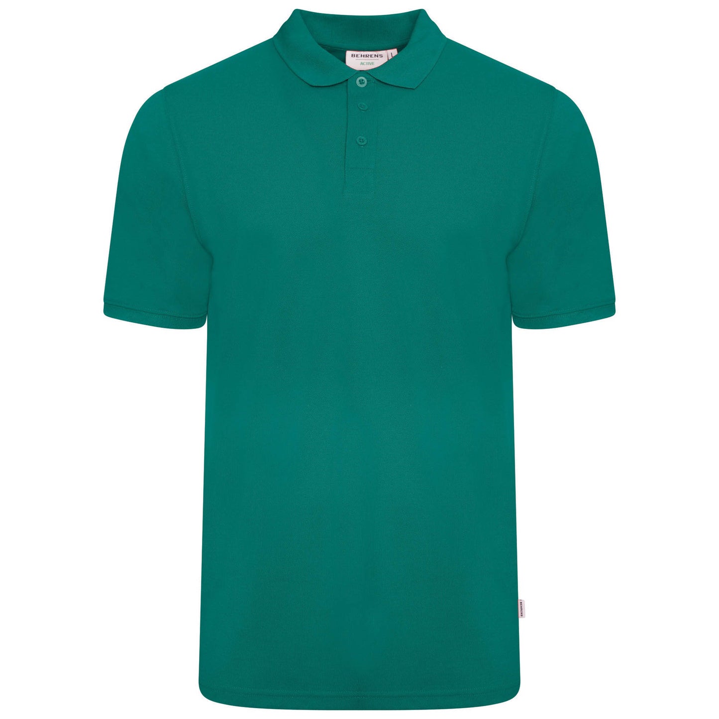 Pique Mens Polo - Dark Green - M