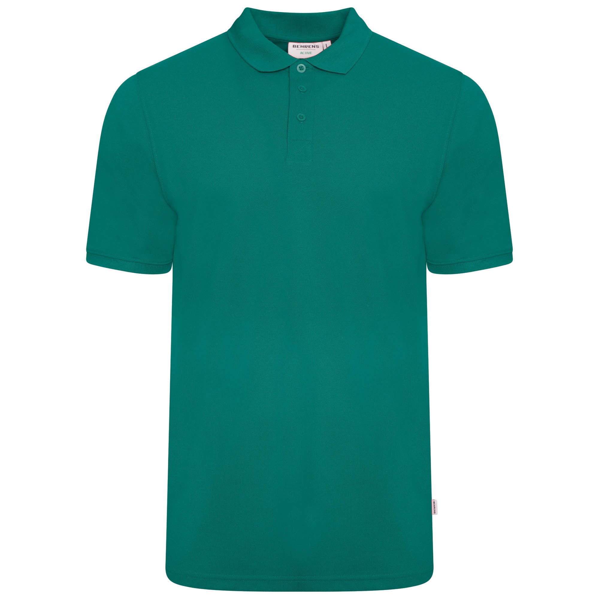 Pique Mens Polo - Dark Green - L