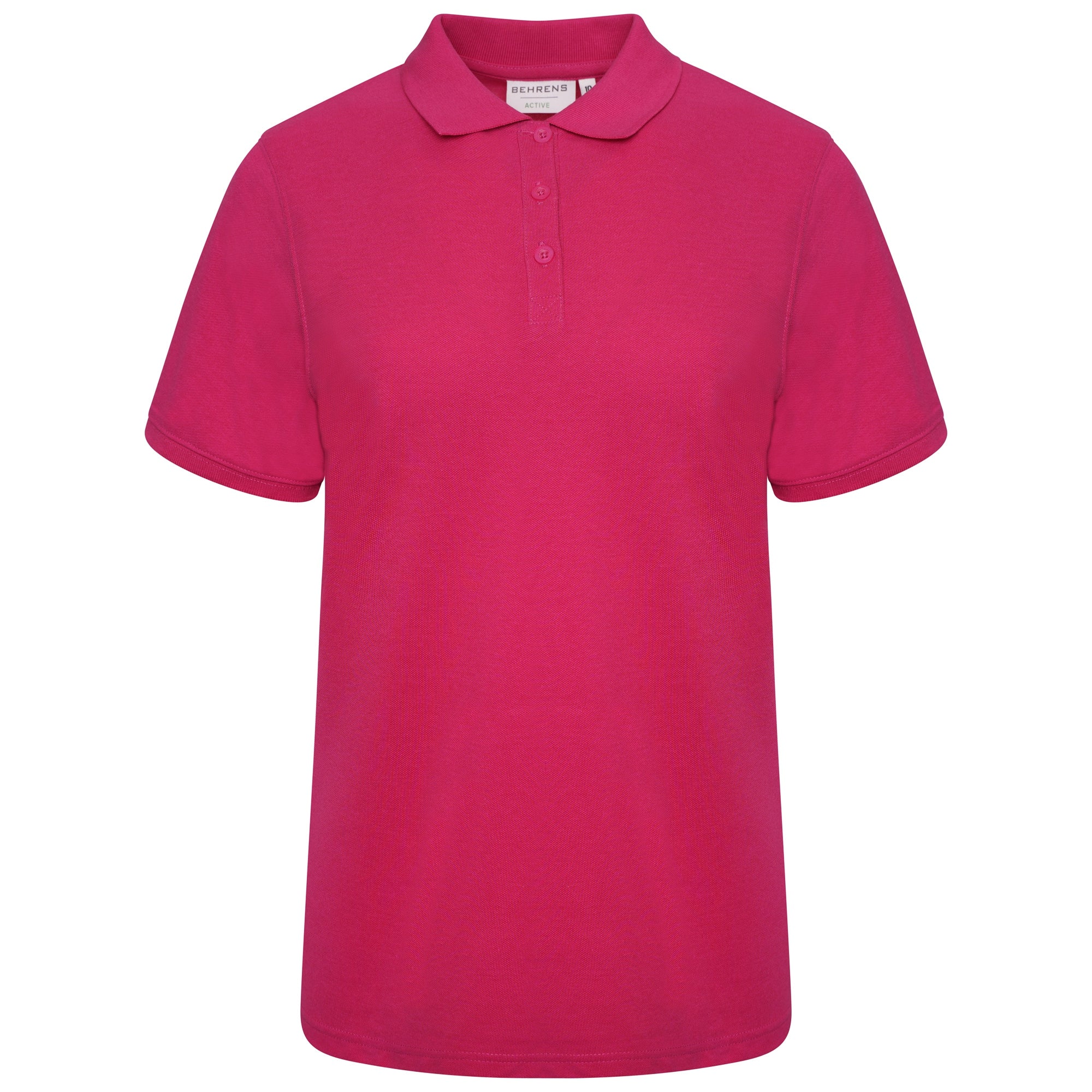 Pique Womens Polo - Cerise - 8