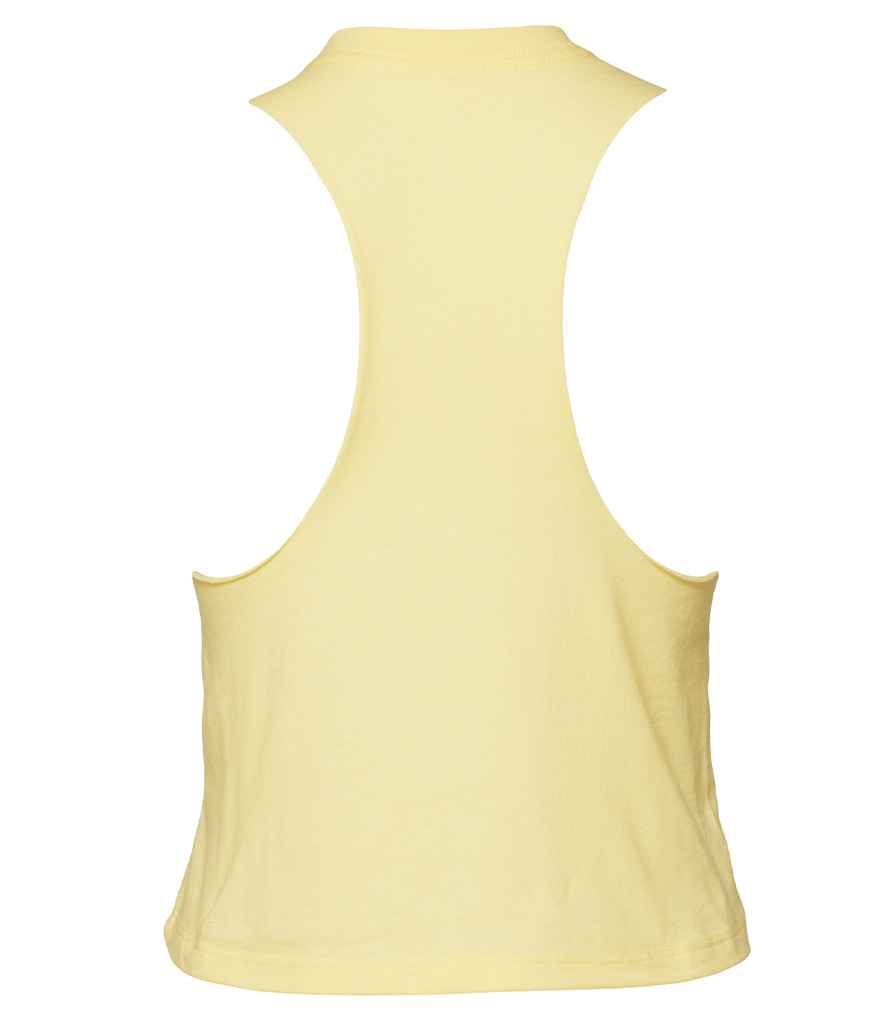 Bella Ladies Racer Back Cropped Tank Top