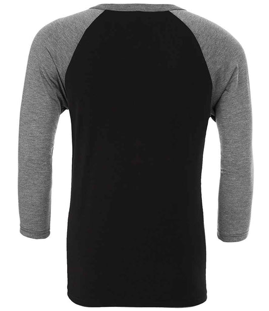 Canvas Unisex 3/4 Sleeve Baseball T-Shirt