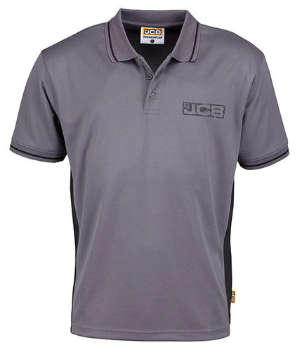 JCB Workwear Trade Polo Shirt - Grey