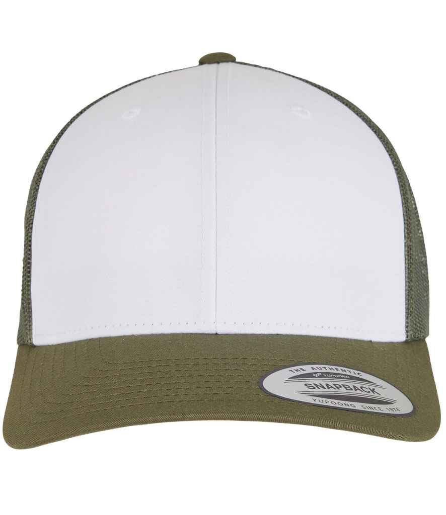 Flexfit Retro Coloured Front Trucker Cap