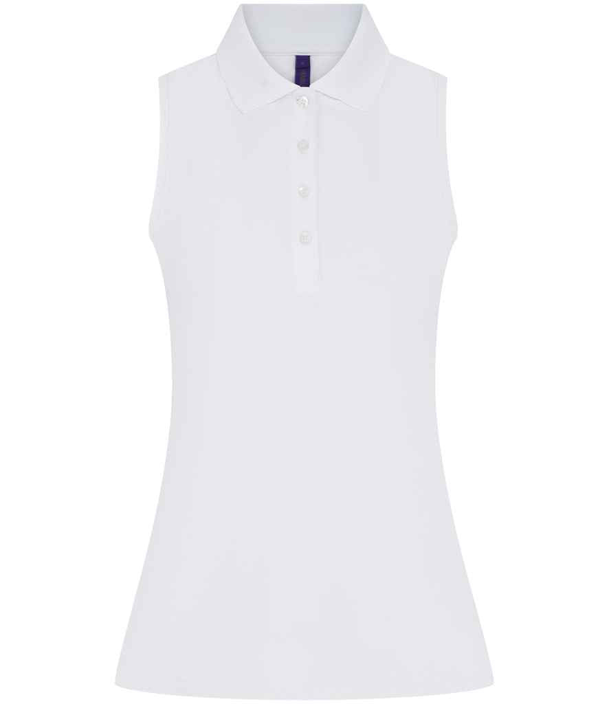 Henbury Ladies Sleeveless Coolplus® Polo Shirt