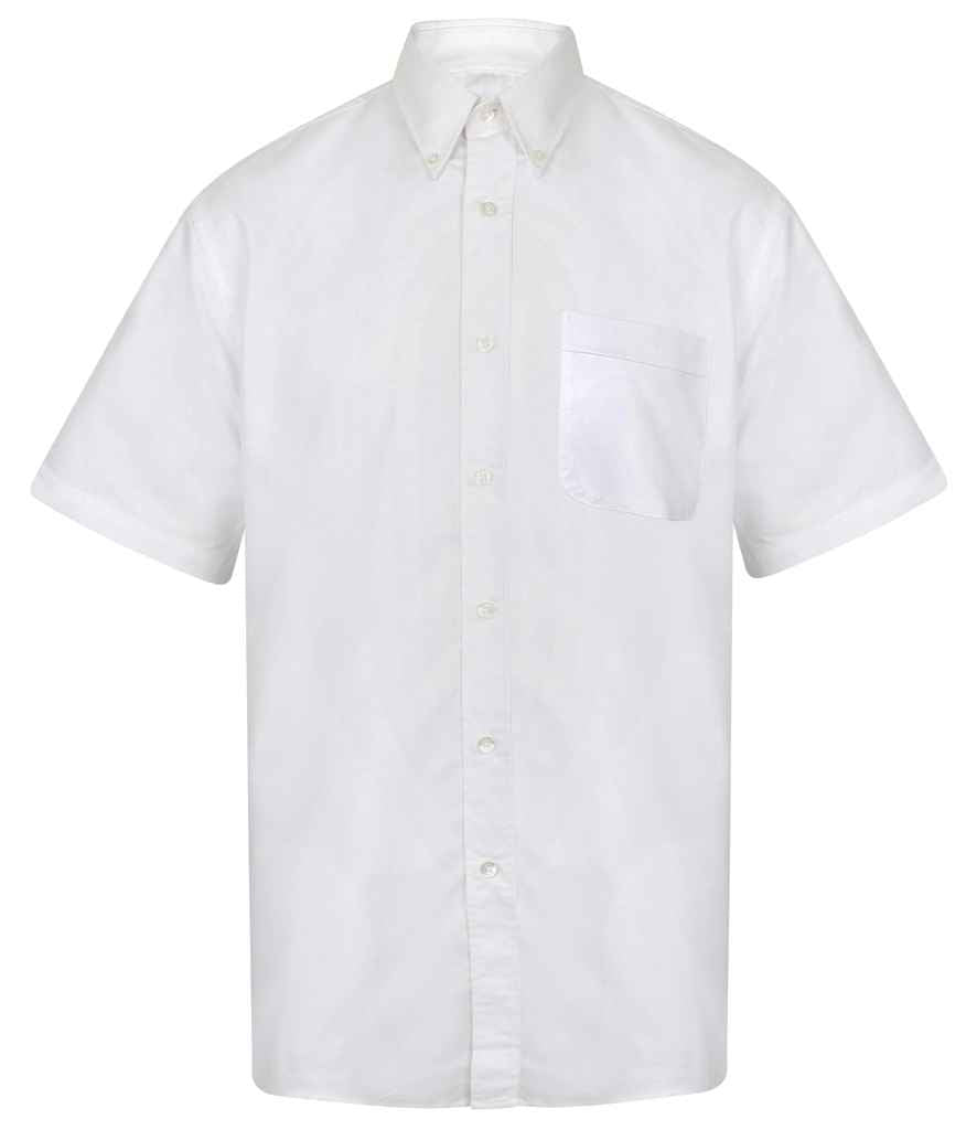 Henbury Short Sleeve Classic Oxford Shirt Henbury Order