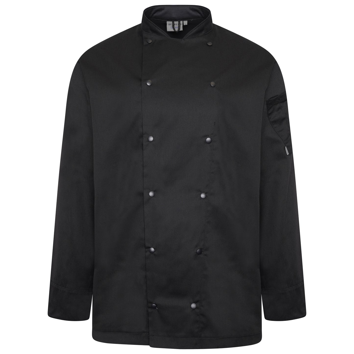 Chefs Jacket Long Sleeve - Black - XL