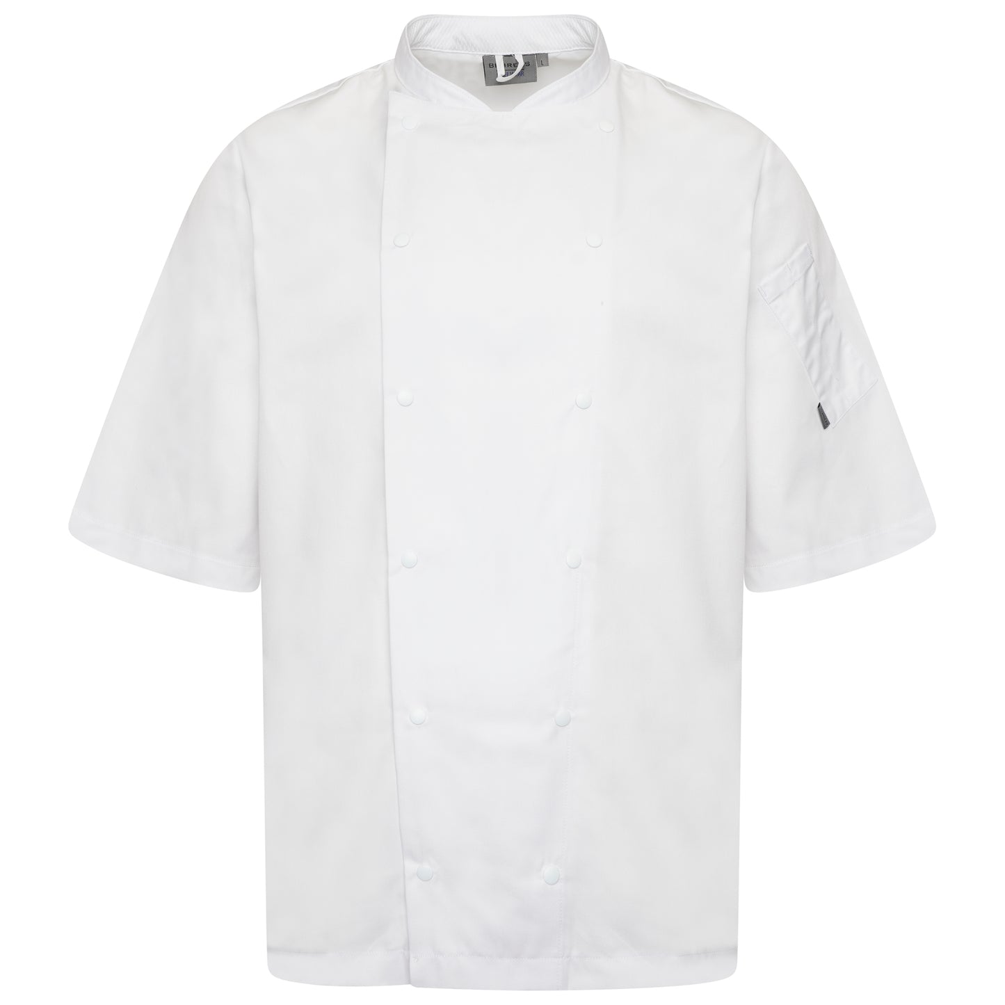 Chefs Jacket Short Sleeve - White - 4XL