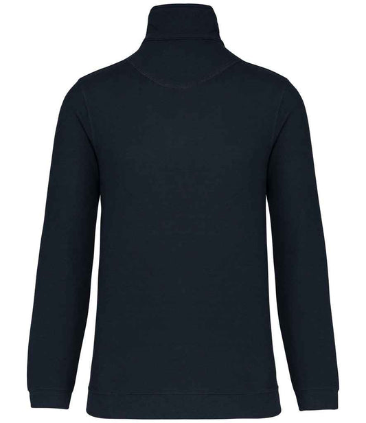 KB206 Navy/Heather Grey Back