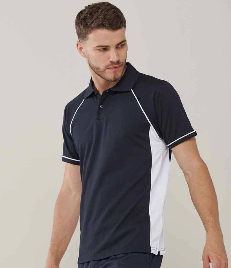 Finden + Hales Performance Piped Polo Shirt