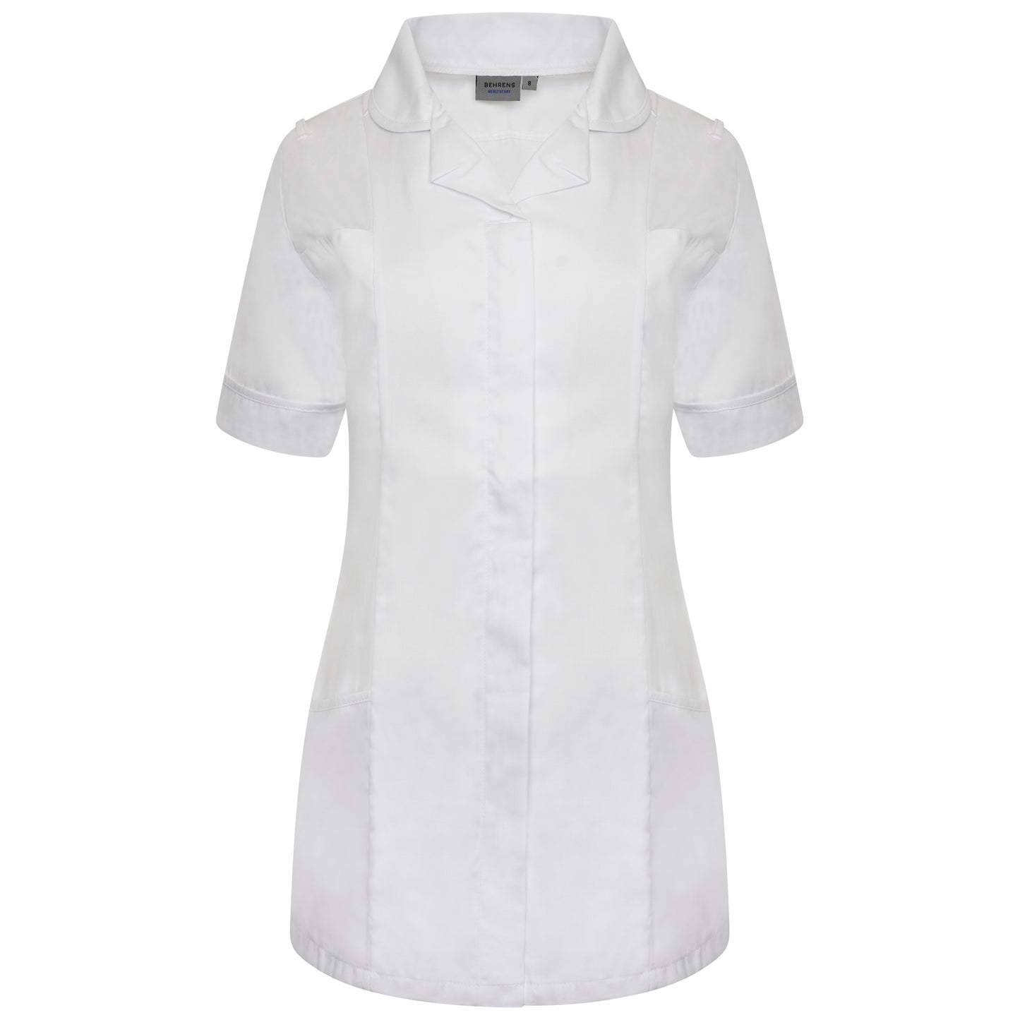 Ladies Tunic with Epaulette Loops - White - 26