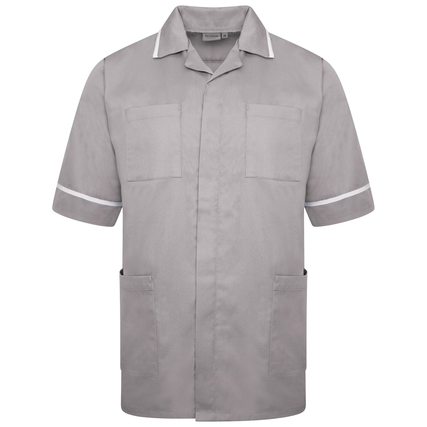 Male Tunic - Grey/White Trim - 40