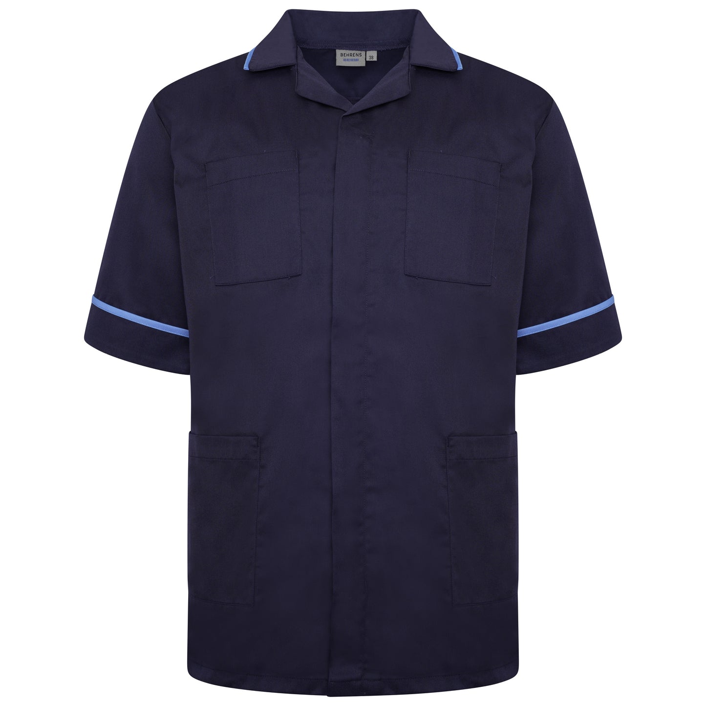 Male Tunic - Navy/Hospital Blue Trim - 54