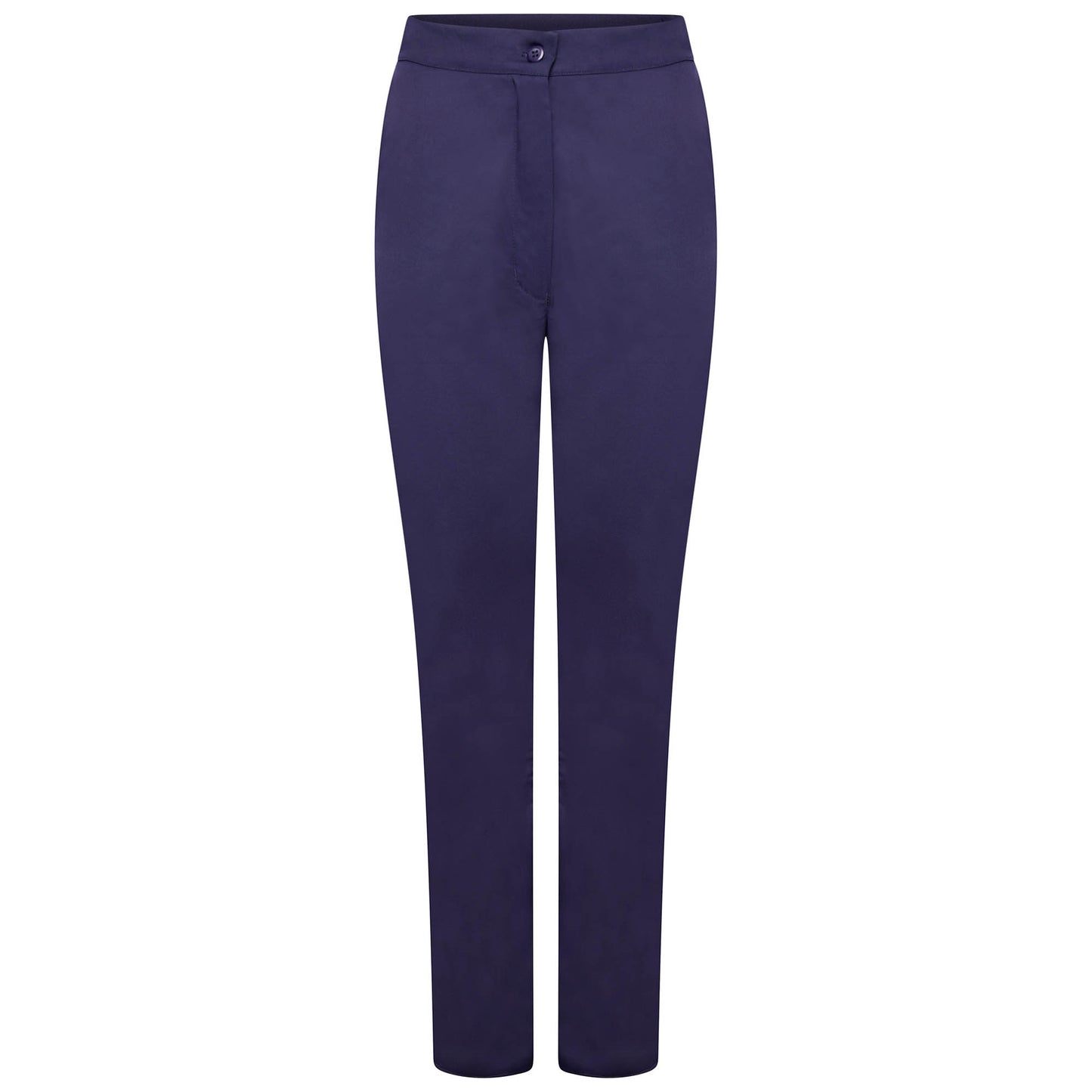 Ladies Bootleg Trousers - Navy - 8 - Unhemmed
