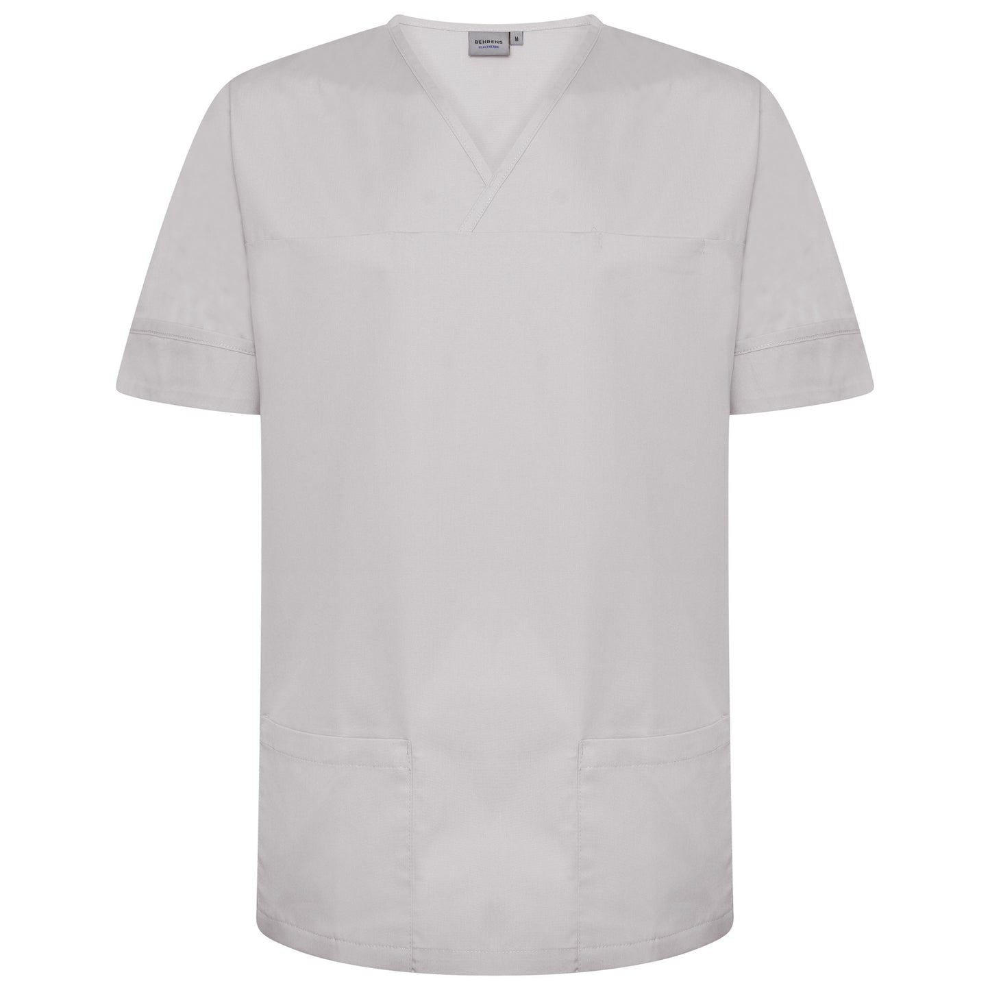 Plain Smart Scrub Top - Grey - XL