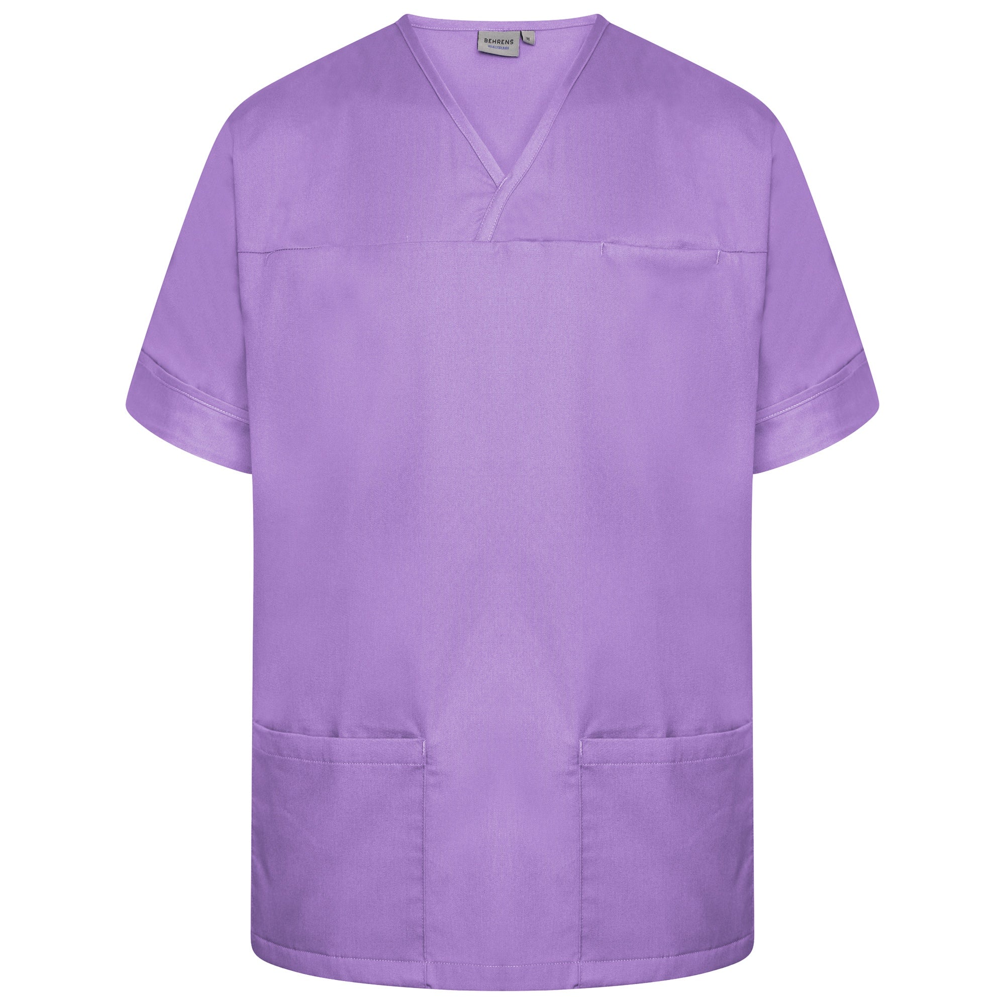 Plain Smart Scrub Top - Lilac - M
