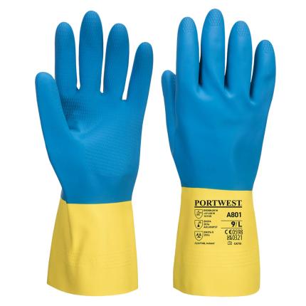 Portwest Double Dipped Latex Gauntlet (Pack 12)