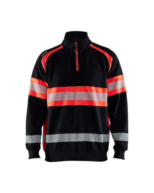 Blaklader 3553 Hi-Vis Half Zip Sweater