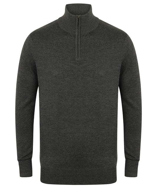 Henbury 1/4 zip Jumper