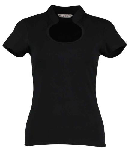 Kustom Kit Ladies Keyhole Neck Corporate Top