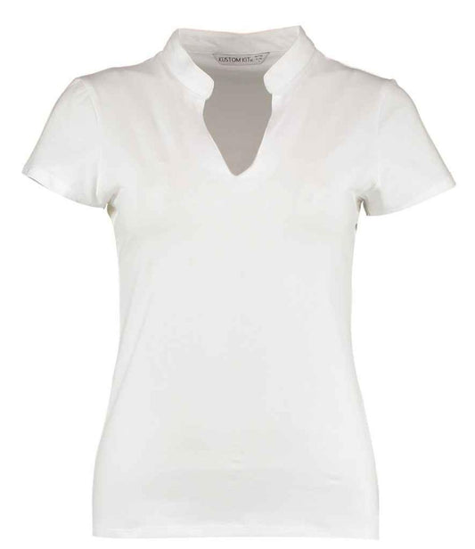 Kustom Kit Ladies V Neck Corporate Top