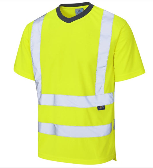 LEO BRAUNTON ISO 20471 Cl 2 Coolviz T-Shirt (EcoViz)