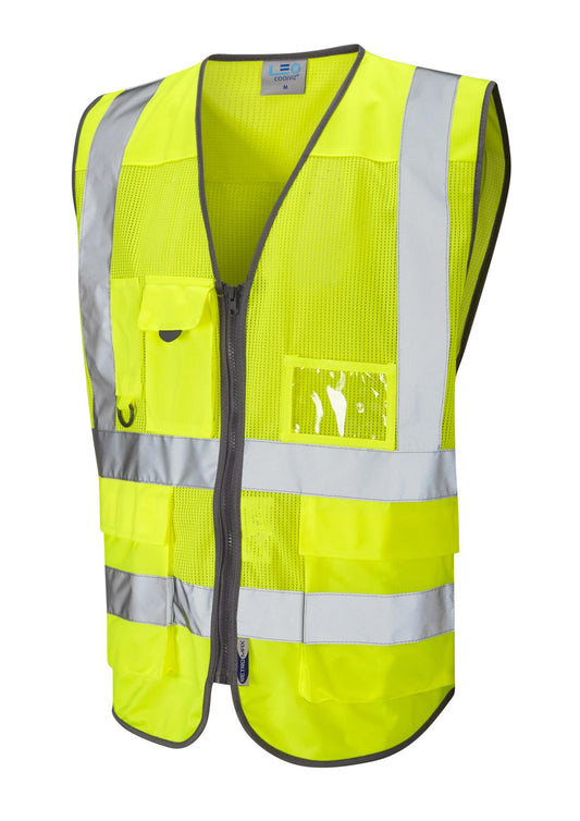 LEO COBBATON ISO 20471 Cl 2 Coolviz Superior Waistcoat