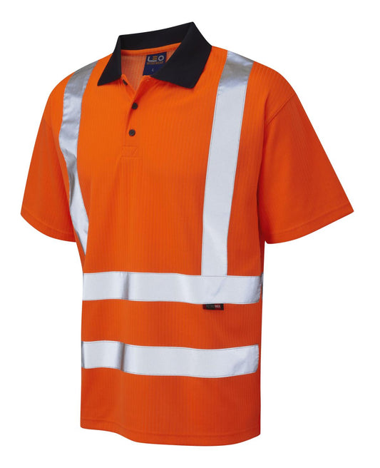 LEO CROYDE ISO 20471 Cl 2 Comfort Polo Shirt