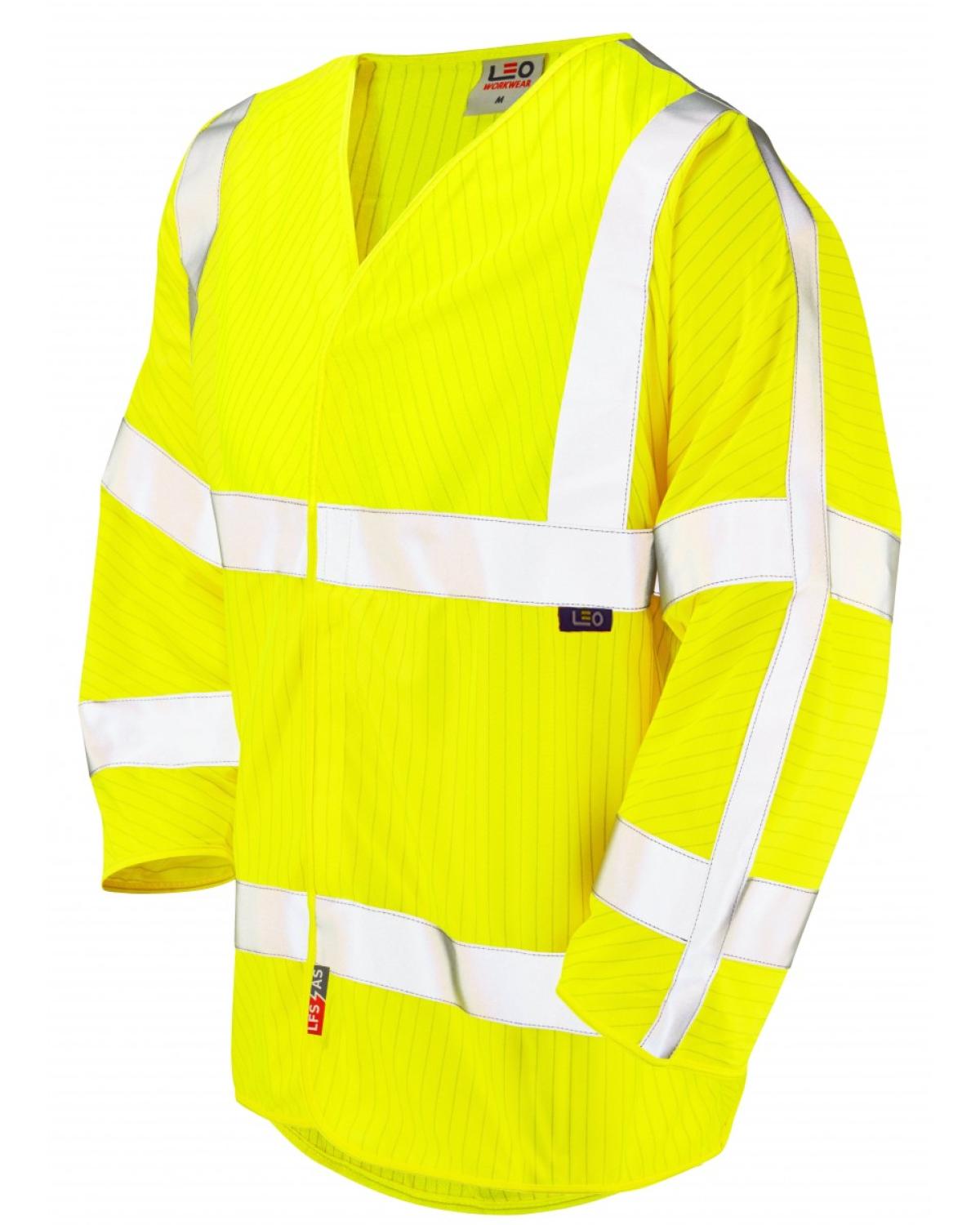 LEO STICKLEPATH ISO 20471 Cl 3 LFS 3/4 Sleeve (EN 14116/EN 1149)