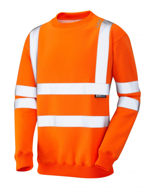 LEO WINKLEIGH ISO 20471 Cl 3 Crew Neck Sweatshirt