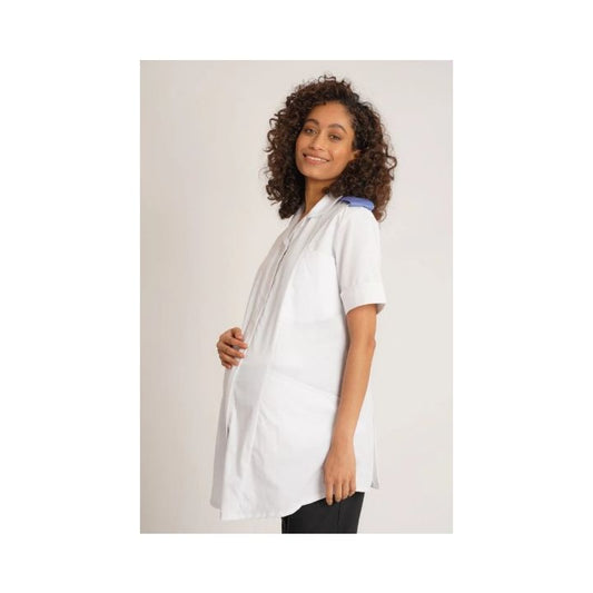 Ladies Materity Tunic with Epaulette Loops