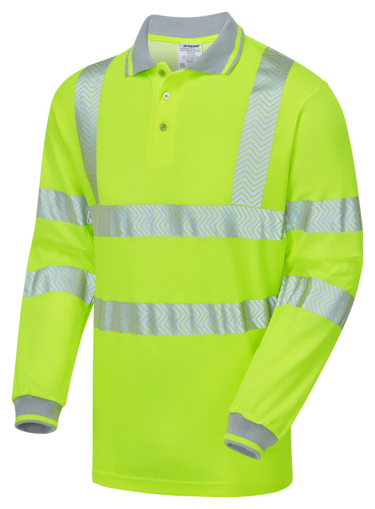 PULSAR LIFE Men's Long Sleeve Polo Shirt
