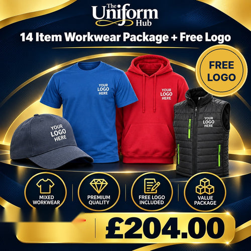 14 Item Workwear Package + Free Logo
