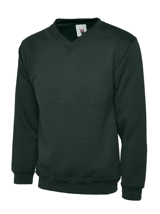 Uneek Childrens Classic V-Neck Sweatshirt