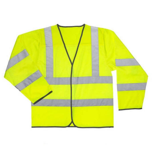 Warrior Hi Vis Long Sleeve Mesh Waistcoat