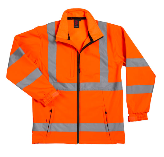 Warrior Hi-Vis Soft Shell Jacket