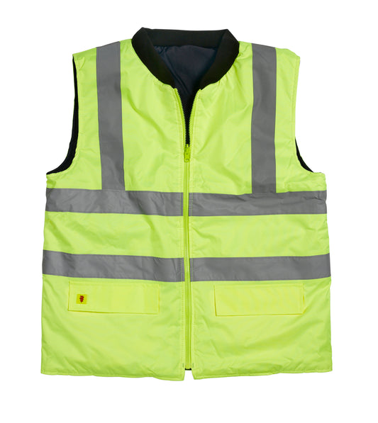 Warrior Hi-Vis Reversible Bodywarmer