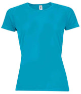 SOL'S Ladies Sporty Performance T-Shirt | Aqua thumbnail 1