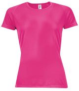 SOL'S Ladies Sporty Performance T-Shirt | Neon Pink thumbnail 2