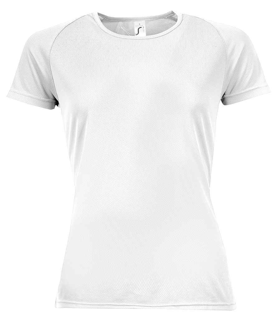 SOL'S Ladies Sporty Performance T-Shirt | White