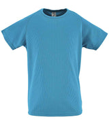 SOL'S Kids Sporty T-Shirt | Aqua thumbnail 2